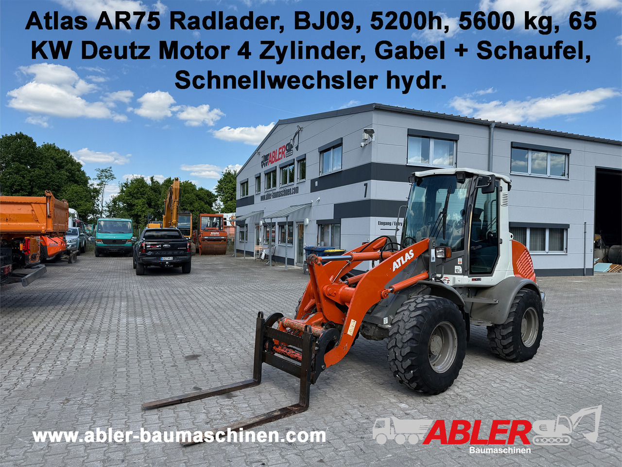 Atlas AR75 Radlader SW - Hjullaster: bilde 1 Atlas AR75 Radlader SW - Hjullaster: bilde 1