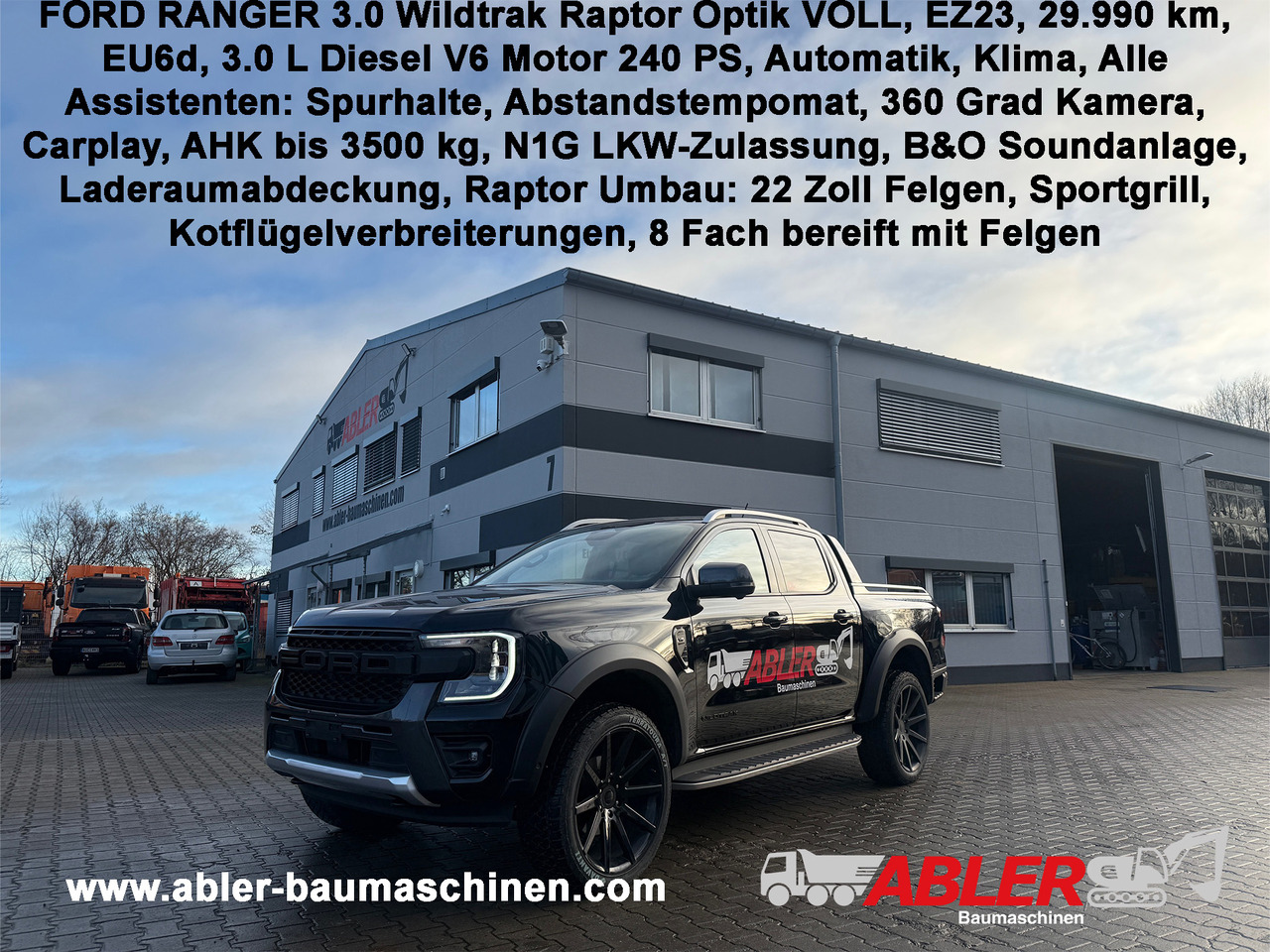 Ford Ranger Wildtrak 3.0 V6 Raptor Optik VOLL - Personenbil: bilde 1 Ford Ranger Wildtrak 3.0 V6 Raptor Optik VOLL - Personenbil: bilde 1
