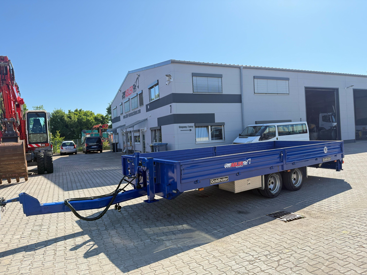 Goldhofer TTP2-7,7/80 Tieflader Tandem mit Rampen TOP - Planhenger/ Flathenger: bilde 2 Goldhofer TTP2-7,7/80 Tieflader Tandem mit Rampen TOP - Planhenger/ Flathenger: bilde 2