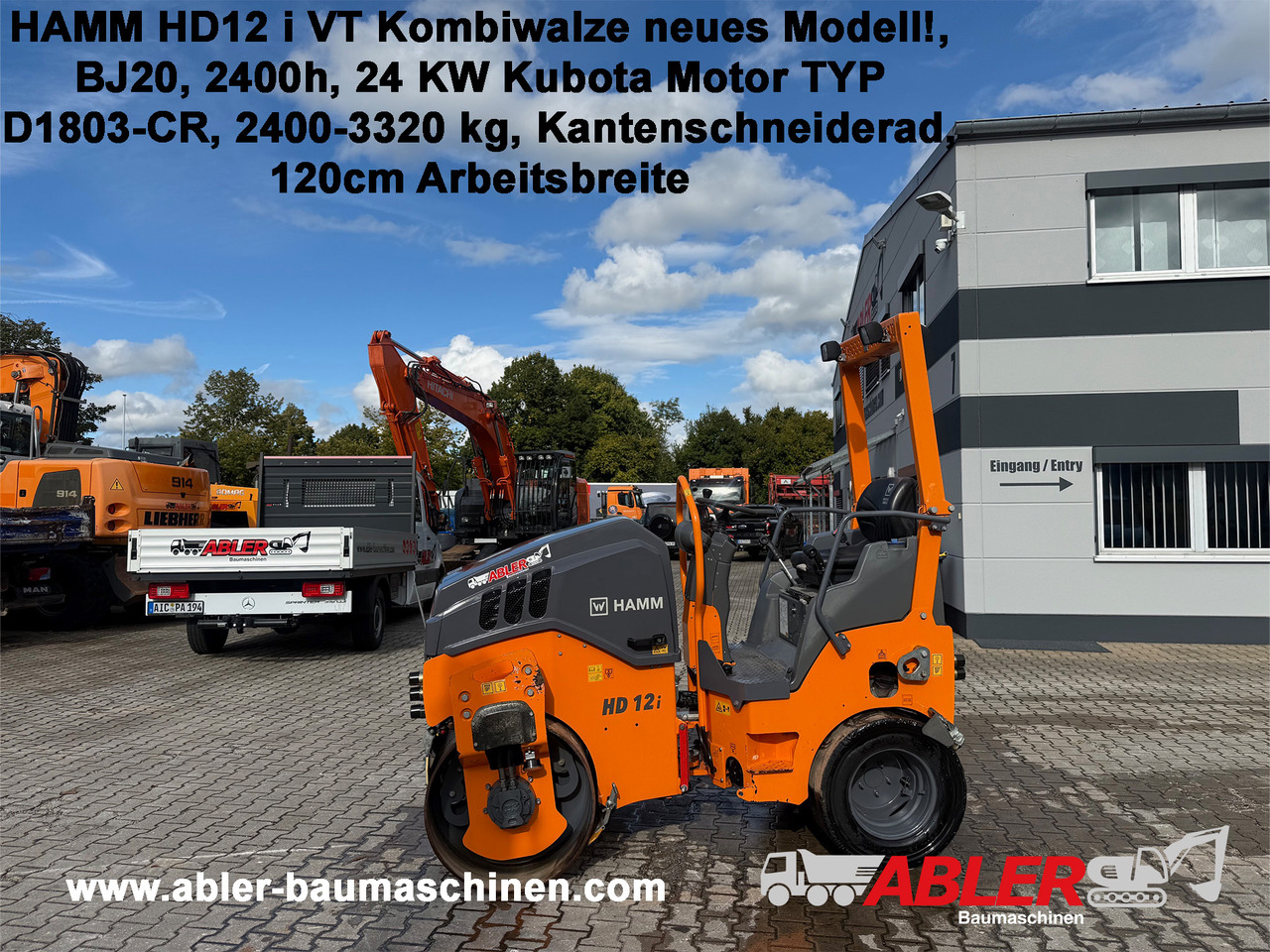 HAMM HD 12i VT Kombiwalze neues Modell! - Vegvals: bilde 1 HAMM HD 12i VT Kombiwalze neues Modell! - Vegvals: bilde 1
