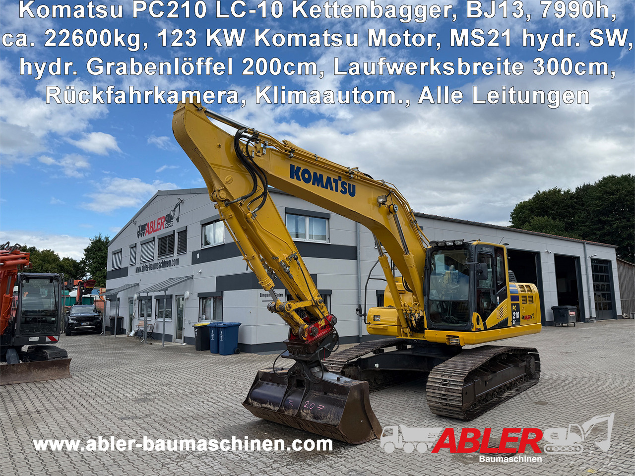 Komatsu PC210 LC-10 Kettenbagger MS21 Kamera - Gravemaskin: bilde 1 Komatsu PC210 LC-10 Kettenbagger MS21 Kamera - Gravemaskin: bilde 1