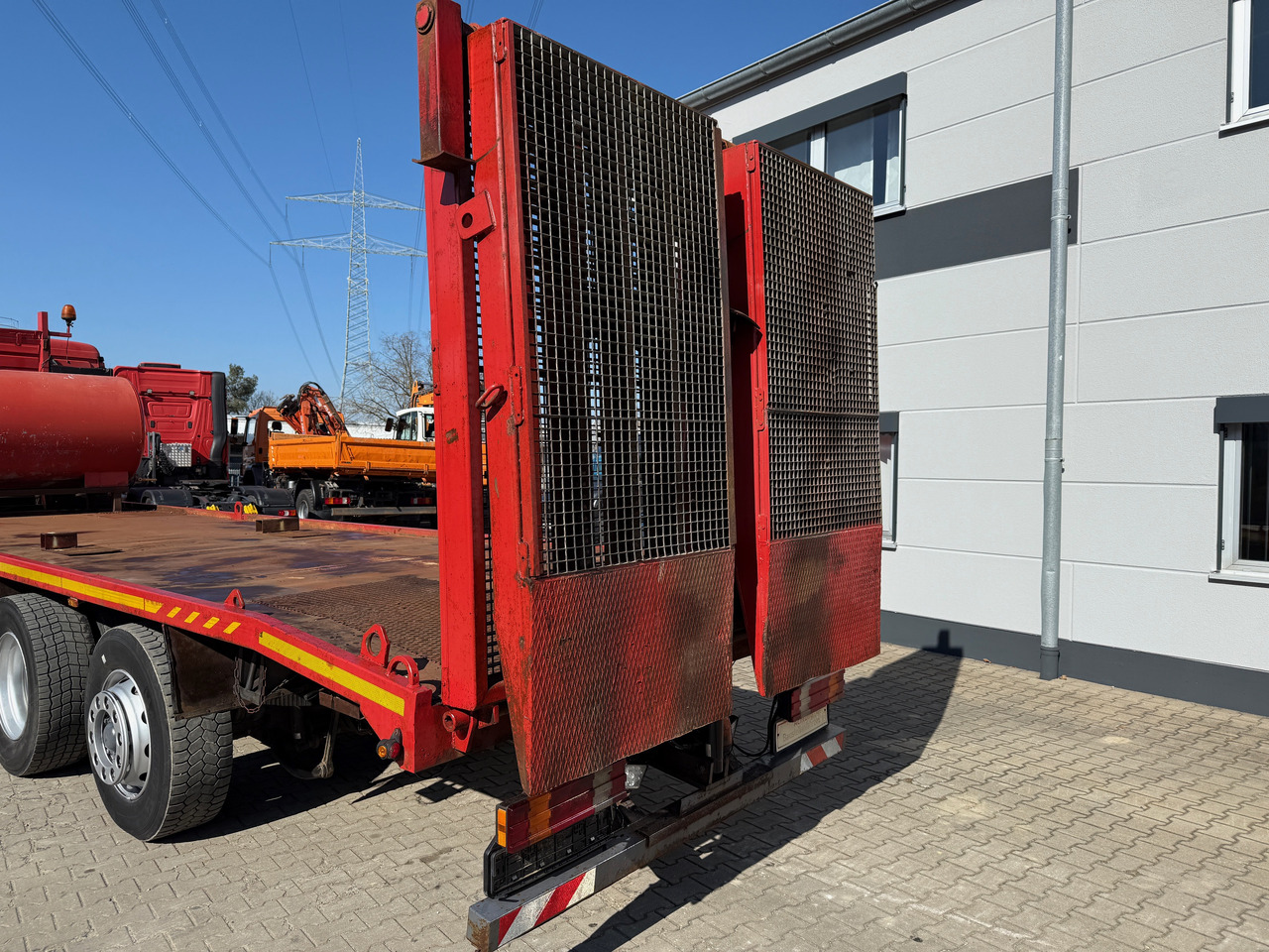 Lastebil Mercedes-Benz 2540 Actros MP1 Baumaschinentrnasporter: bilde 7