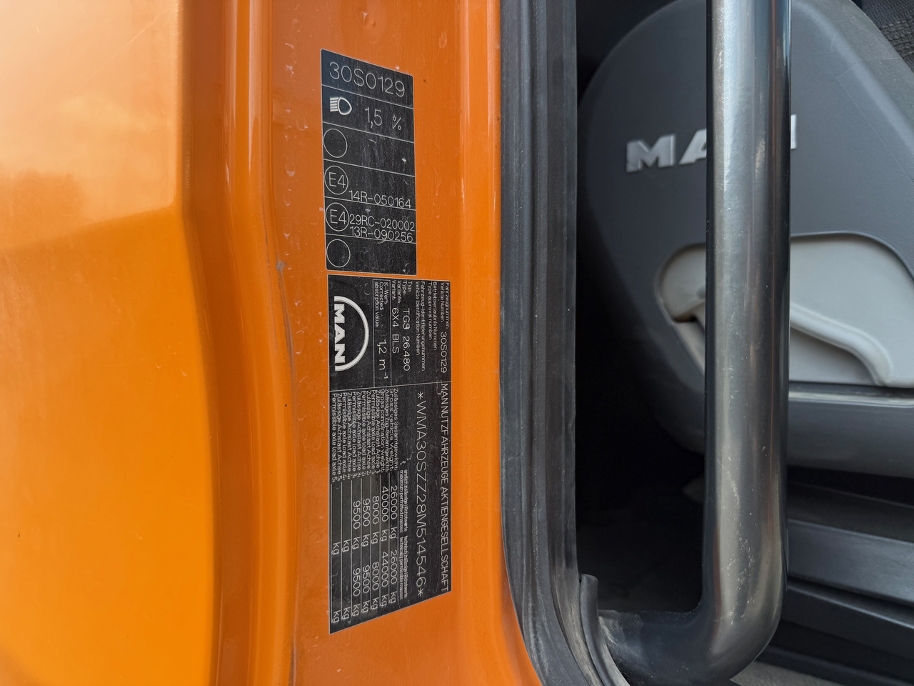 Tippbil MAN TGS 26.480 SZM 6x4 mit Kippauflieger: bilde 11