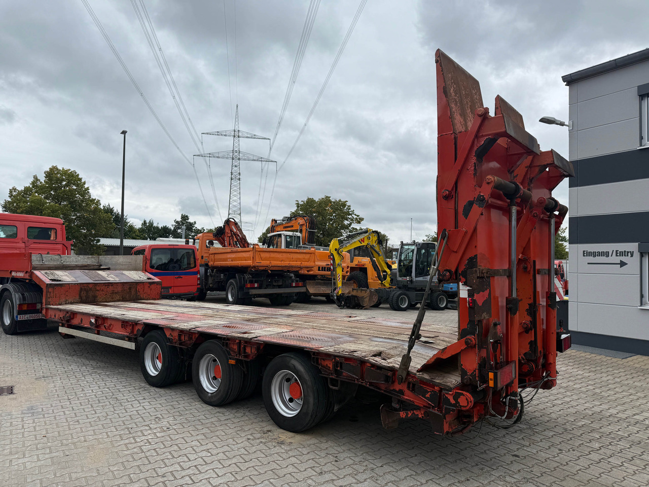 Müller Mitteltal TS3 Tieflader Auflieger mit hydr. Rampen - Lavloader semitrailer: bilde 5 Müller Mitteltal TS3 Tieflader Auflieger mit hydr. Rampen - Lavloader semitrailer: bilde 5
