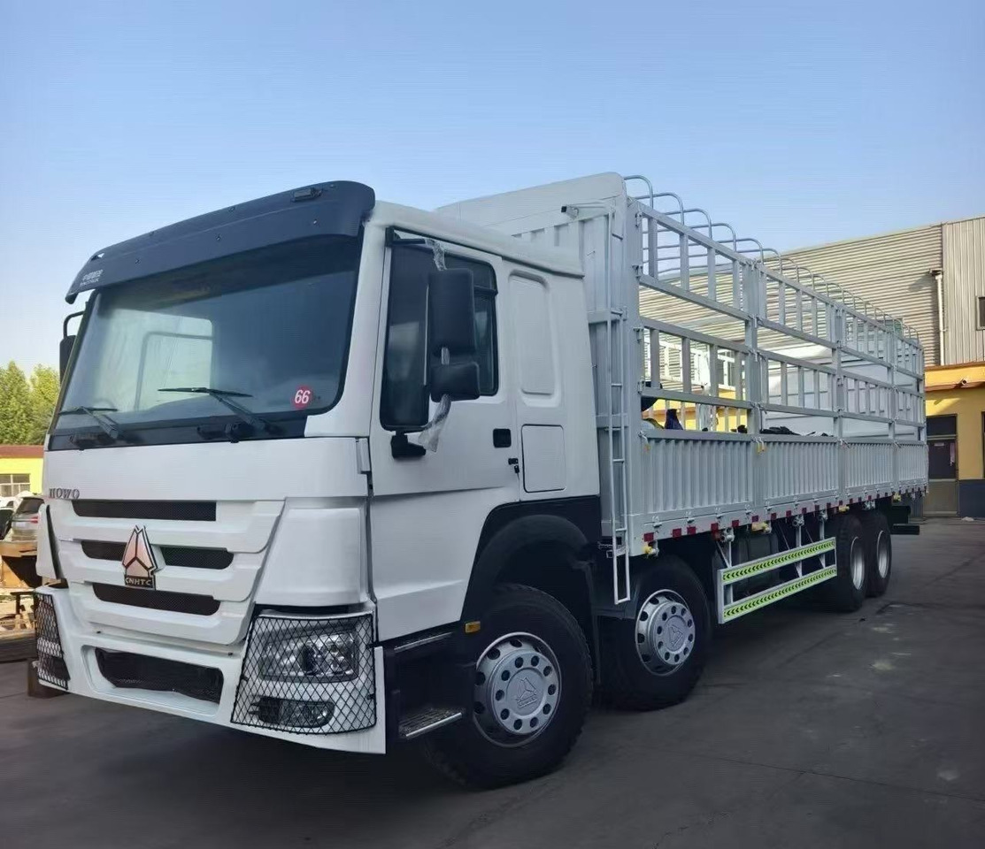 SINOTRUK HOWO 8*4 WITH FENCE DUMP TRUCK LIVESTOCK TRUCK - Tippbil: bilde 1 SINOTRUK HOWO 8*4 WITH FENCE DUMP TRUCK LIVESTOCK TRUCK - Tippbil: bilde 1