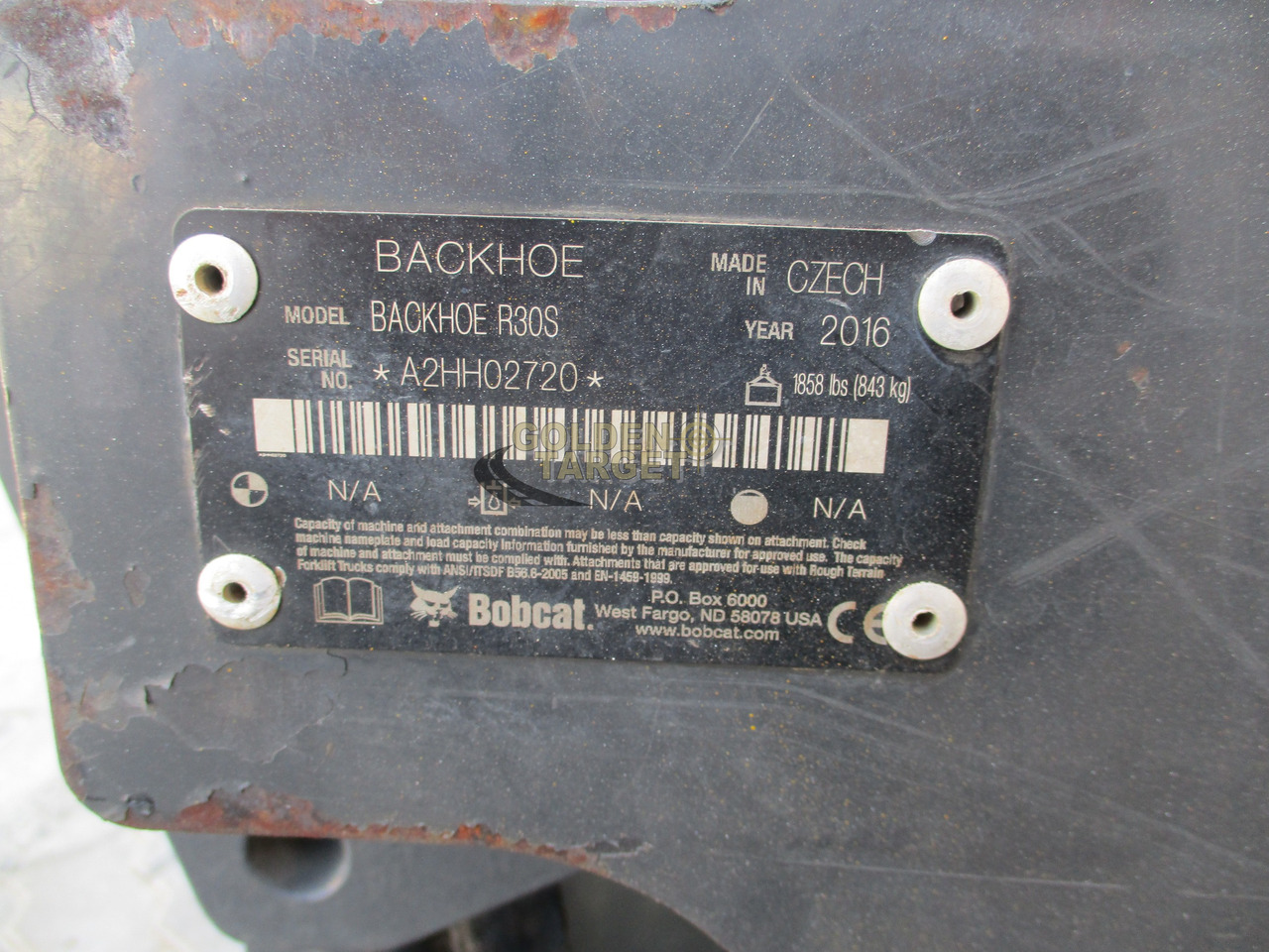 BOBCAT Skid Steer R30S Backhoe Attachment - Lasterskuffe for Kompaktlaster: bilde 5 BOBCAT Skid Steer R30S Backhoe Attachment - Lasterskuffe for Kompaktlaster: bilde 5