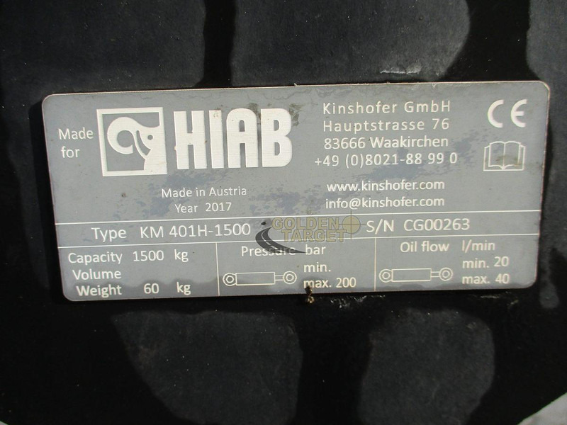 Kinshofer KM401H-1500 - Kran: bilde 5 Kinshofer KM401H-1500 - Kran: bilde 5