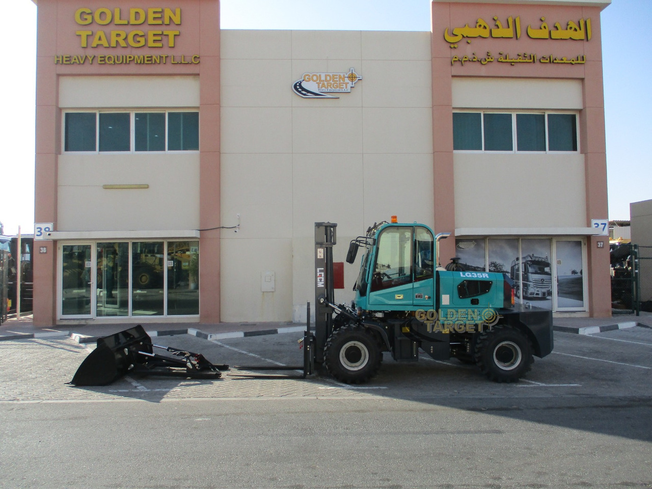 Ny Dieseltruck LGCM LG35R Rough Terrain Forklift: bilde 10
