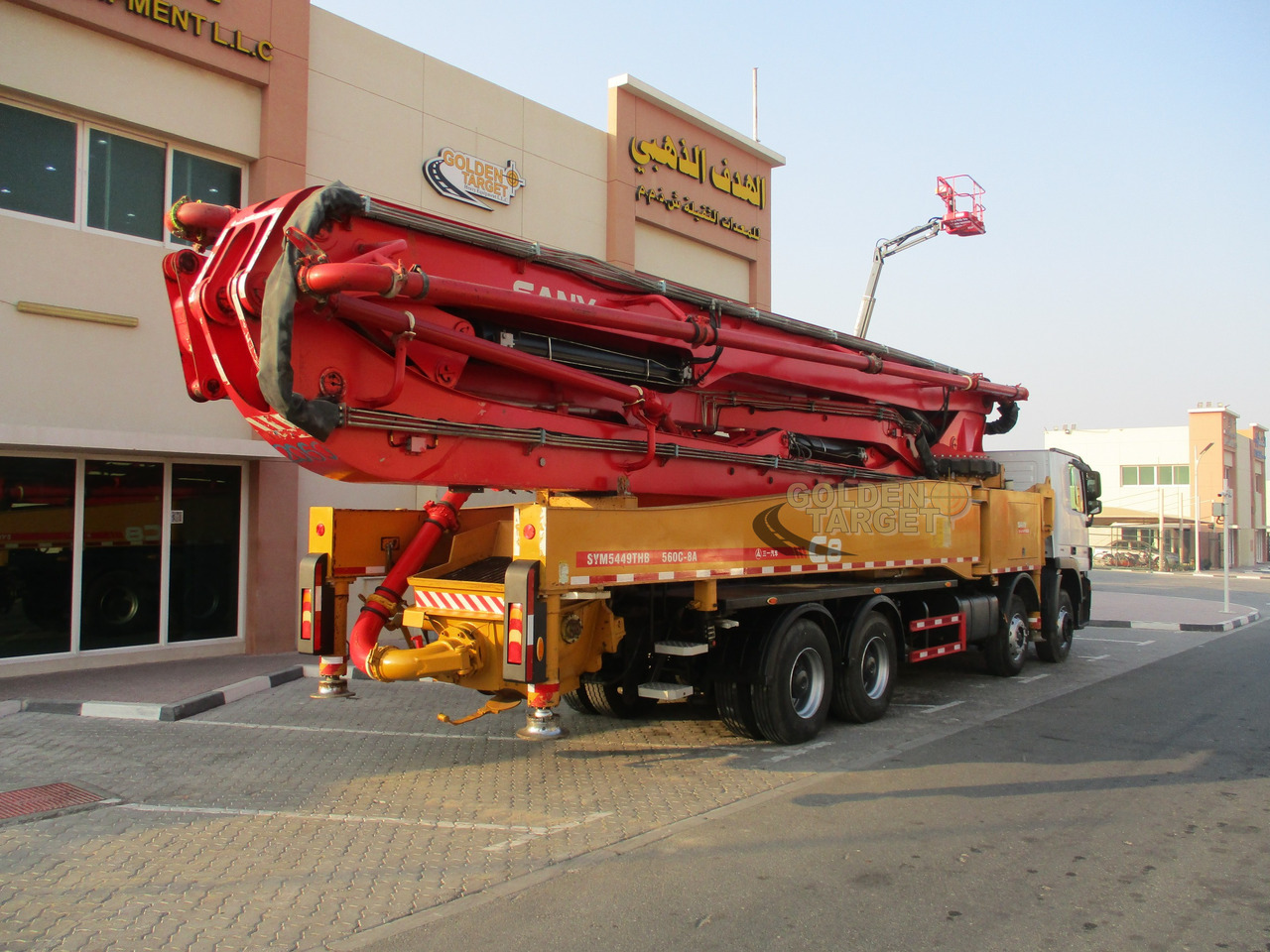 Mercedes ACTROS 4144 8x4 SANY 56m Concrete Pump - Betongpumpe: bilde 3 Mercedes ACTROS 4144 8x4 SANY 56m Concrete Pump - Betongpumpe: bilde 3