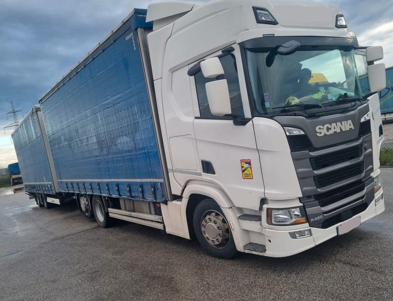 Scania R450 6x2 tandem jumbo - Kapellbil: bilde 1 Scania R450 6x2 tandem jumbo - Kapellbil: bilde 1
