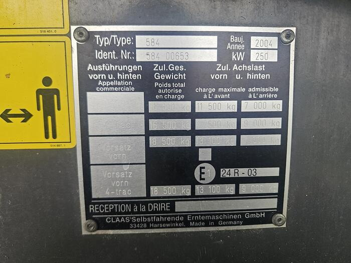 Skurtresker Claas Lexion 560: bilde 10 Skurtresker Claas Lexion 560: bilde 10