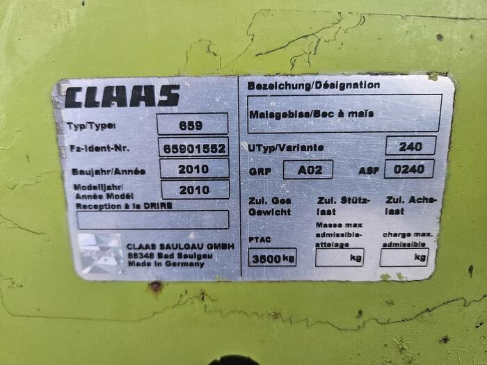 Claas Orbis 750 - Skjærebord for mais: bilde 5 Claas Orbis 750 - Skjærebord for mais: bilde 5