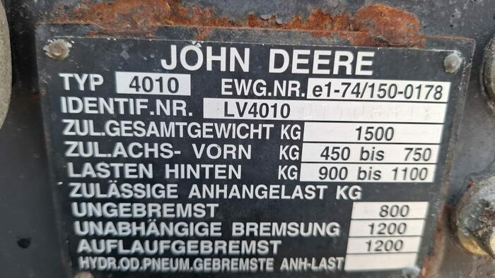 John Deere 4010 HST - Traktor: bilde 5 John Deere 4010 HST - Traktor: bilde 5
