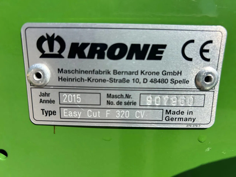 Krone Easycut 9140 CV triple maaier - Slåmaskin: bilde 3 Krone Easycut 9140 CV triple maaier - Slåmaskin: bilde 3