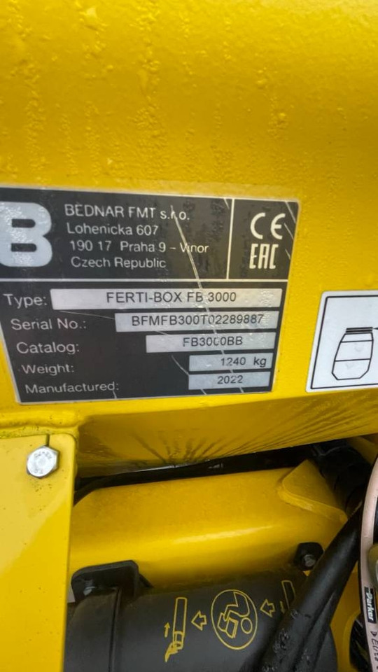 Bednar FERTI-BOX FB 3000 - Såmaskin: bilde 3 Bednar FERTI-BOX FB 3000 - Såmaskin: bilde 3