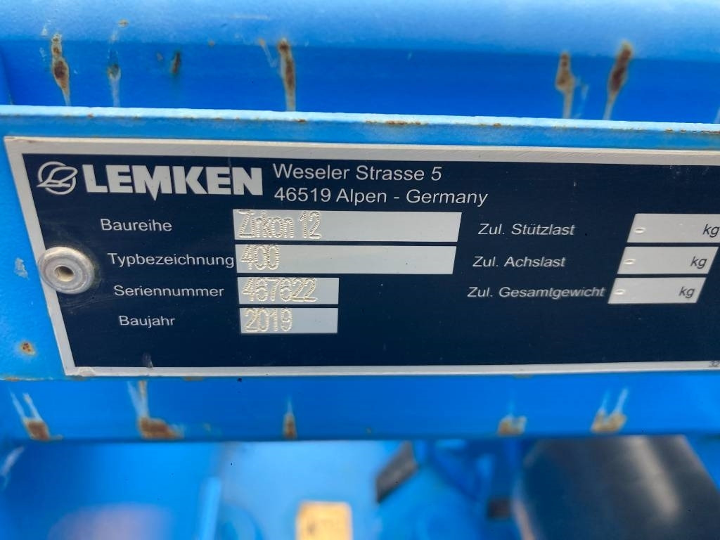 Lemken Zirkon 12/400 - Jordfreser: bilde 3 Lemken Zirkon 12/400 - Jordfreser: bilde 3