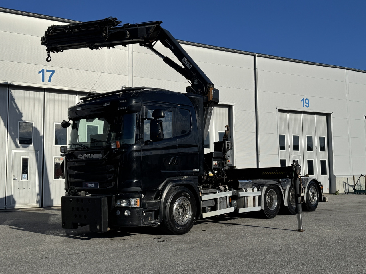 Kranväxlare Scania G450 LB 8X4*4 HNB -2015 | HIAB Plogförberedd - Krokbil, Kranbil: bilde 1 Kranväxlare Scania G450 LB 8X4*4 HNB -2015 | HIAB Plogförberedd - Krokbil, Kranbil: bilde 1