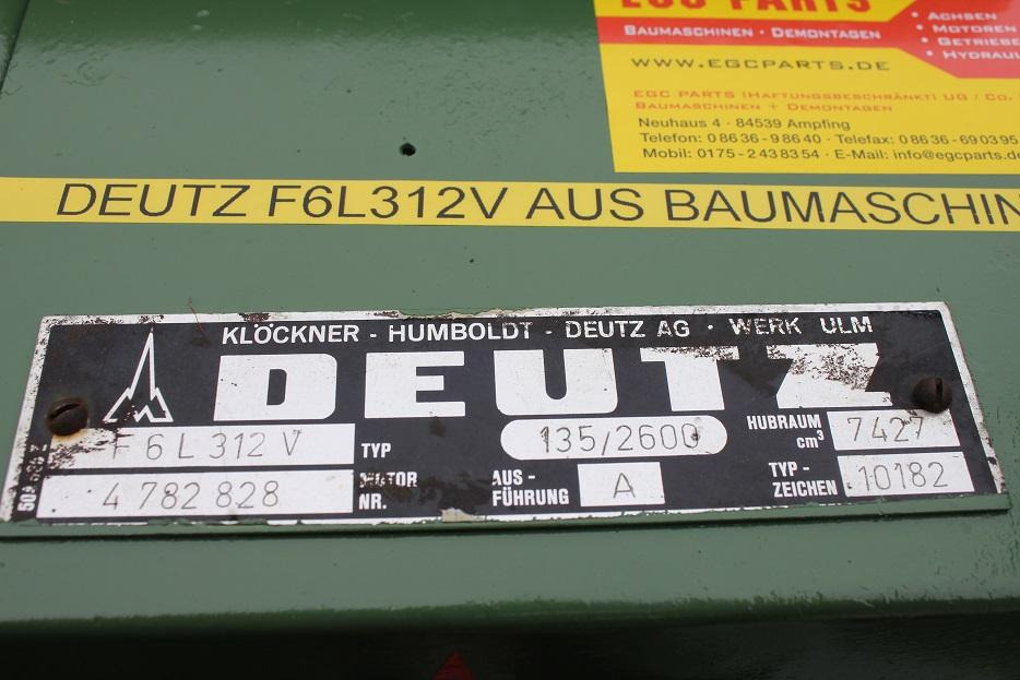 Deutz F6L312V - Motor for Bygg og anlegg: bilde 3 Deutz F6L312V - Motor for Bygg og anlegg: bilde 3