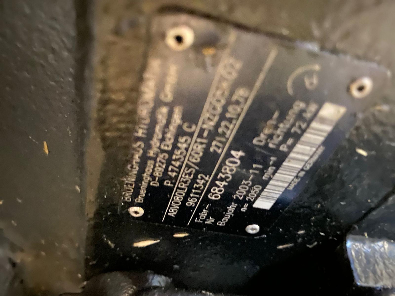 Hydraulisk pumpe for Bygg og anlegg Hydromatik A8V080 aus Case 888P: bilde 6