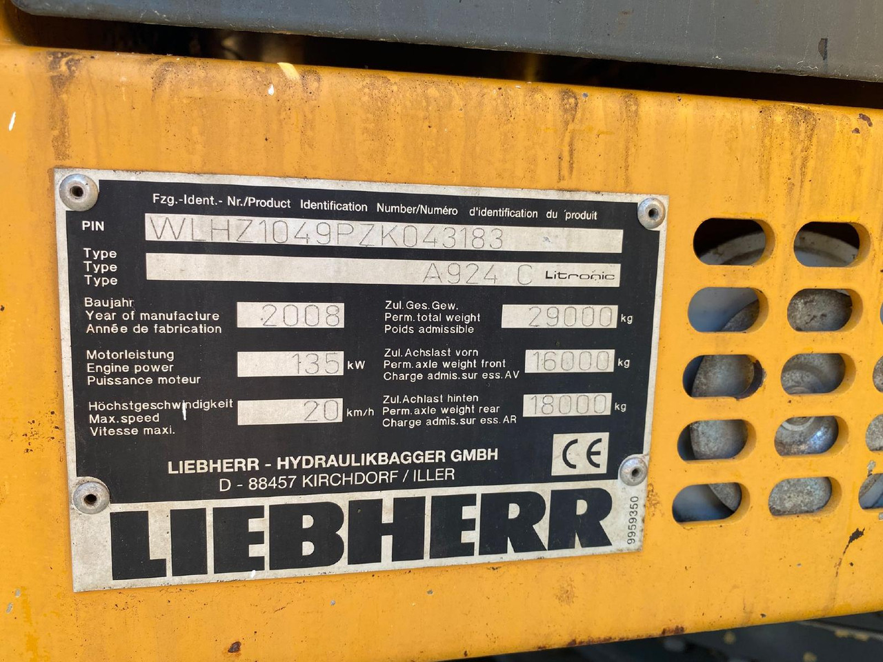 Hjulgraver Liebherr A924 C LIT: bilde 10