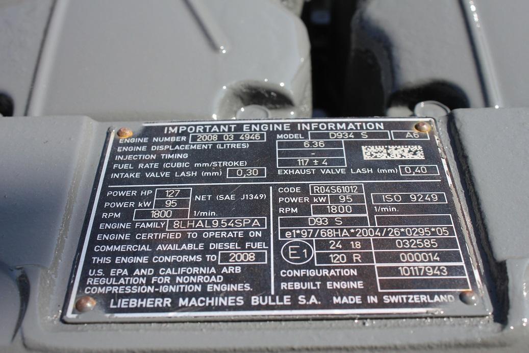 Liebherr D 934 S A6 aus LH A900C LIT - Motor for Bygg og anlegg: bilde 4 Liebherr D 934 S A6 aus LH A900C LIT - Motor for Bygg og anlegg: bilde 4