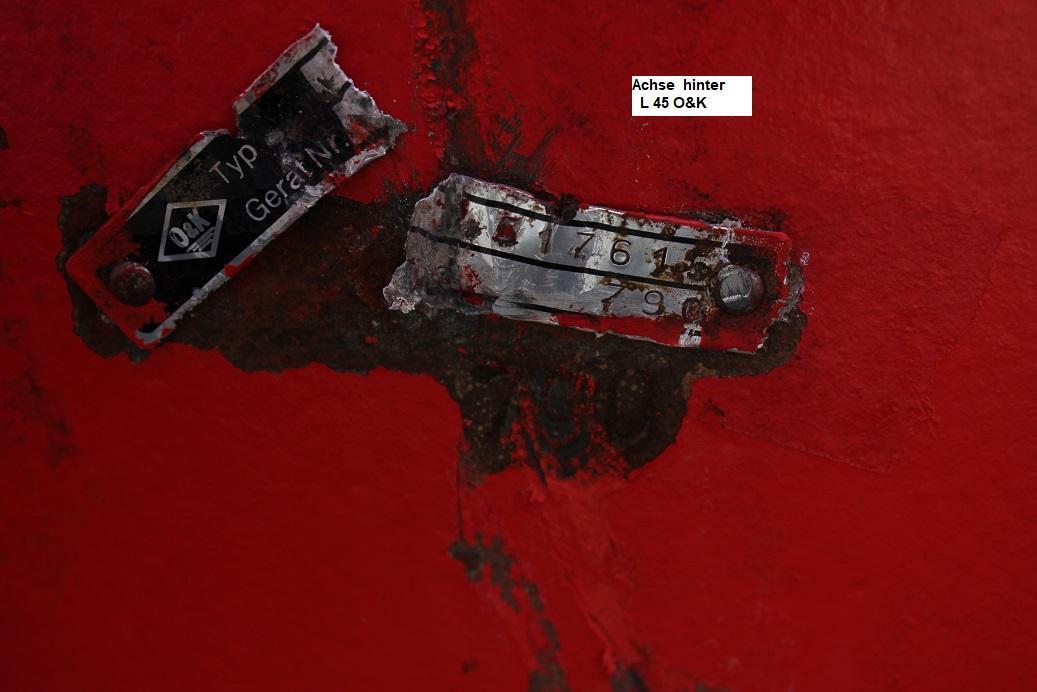 O&K L 45 - Aksel og deler for Hjullaster: bilde 4 O&K L 45 - Aksel og deler for Hjullaster: bilde 4