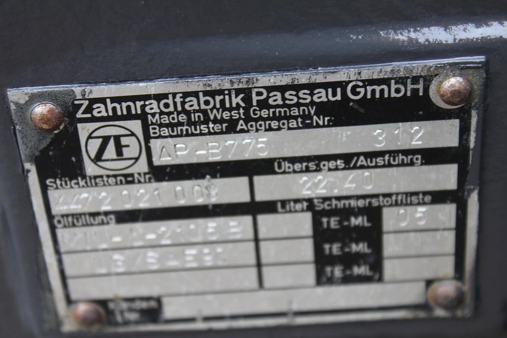 Zeppelin ZF AP B775, APL B 775 aus ZM 19 - Aksel og deler for Bygg og anlegg: bilde 5 Zeppelin ZF AP B775, APL B 775 aus ZM 19 - Aksel og deler for Bygg og anlegg: bilde 5