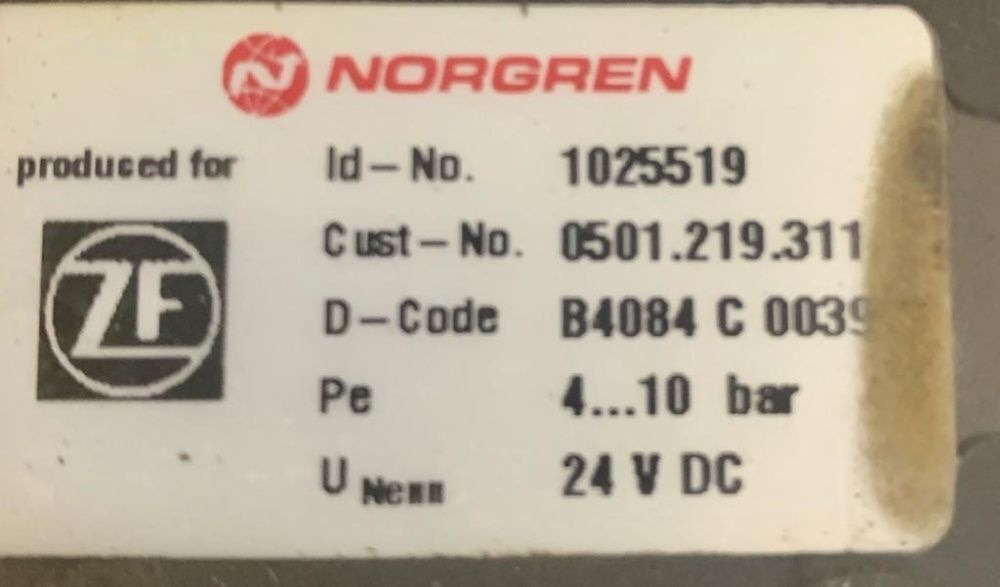 Norgren ZF oryginał HURT wybieraka 1025519 MAN TGA TGX TGL - Bremseventil for Lastebil: bilde 3 Norgren ZF oryginał HURT wybieraka 1025519 MAN TGA TGX TGL - Bremseventil for Lastebil: bilde 3