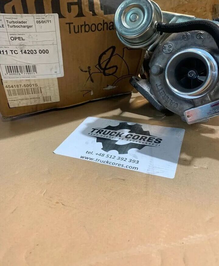 Nowa Turbosprężarka Garrett Opel Astra G/CC 17DTL 50kW/68KM 454187-5001S for car - Turbolader for Personenbil: bilde 1 Nowa Turbosprężarka Garrett Opel Astra G/CC 17DTL 50kW/68KM 454187-5001S for car - Turbolader for Personenbil: bilde 1