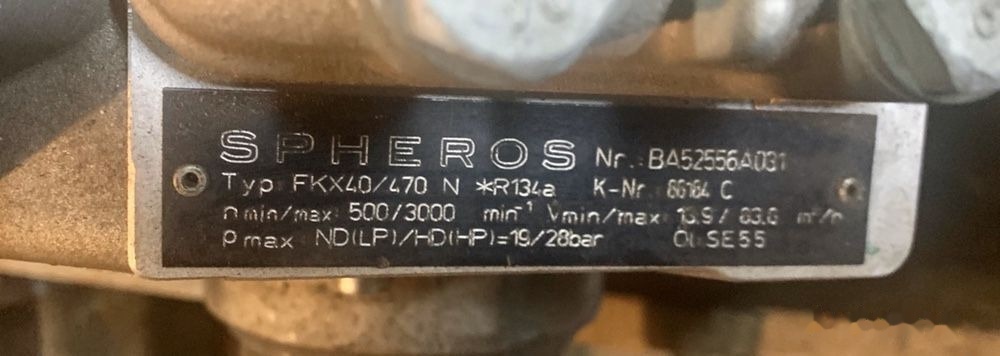 Spheros FKX40/470 28bar FKX40/470 - A/C kompressor for Buss: bilde 3 Spheros FKX40/470 28bar FKX40/470 - A/C kompressor for Buss: bilde 3