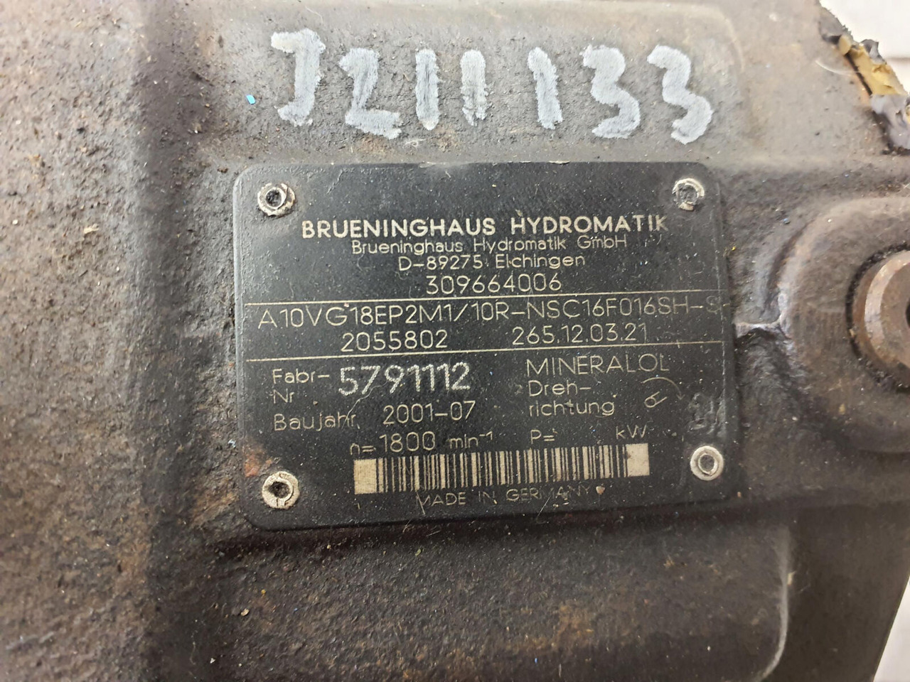 BRUENINGHAUS HYDROMATIK hydraulic pump - Hydraulisk pumpe for Mobilkran: bilde 5 BRUENINGHAUS HYDROMATIK hydraulic pump - Hydraulisk pumpe for Mobilkran: bilde 5