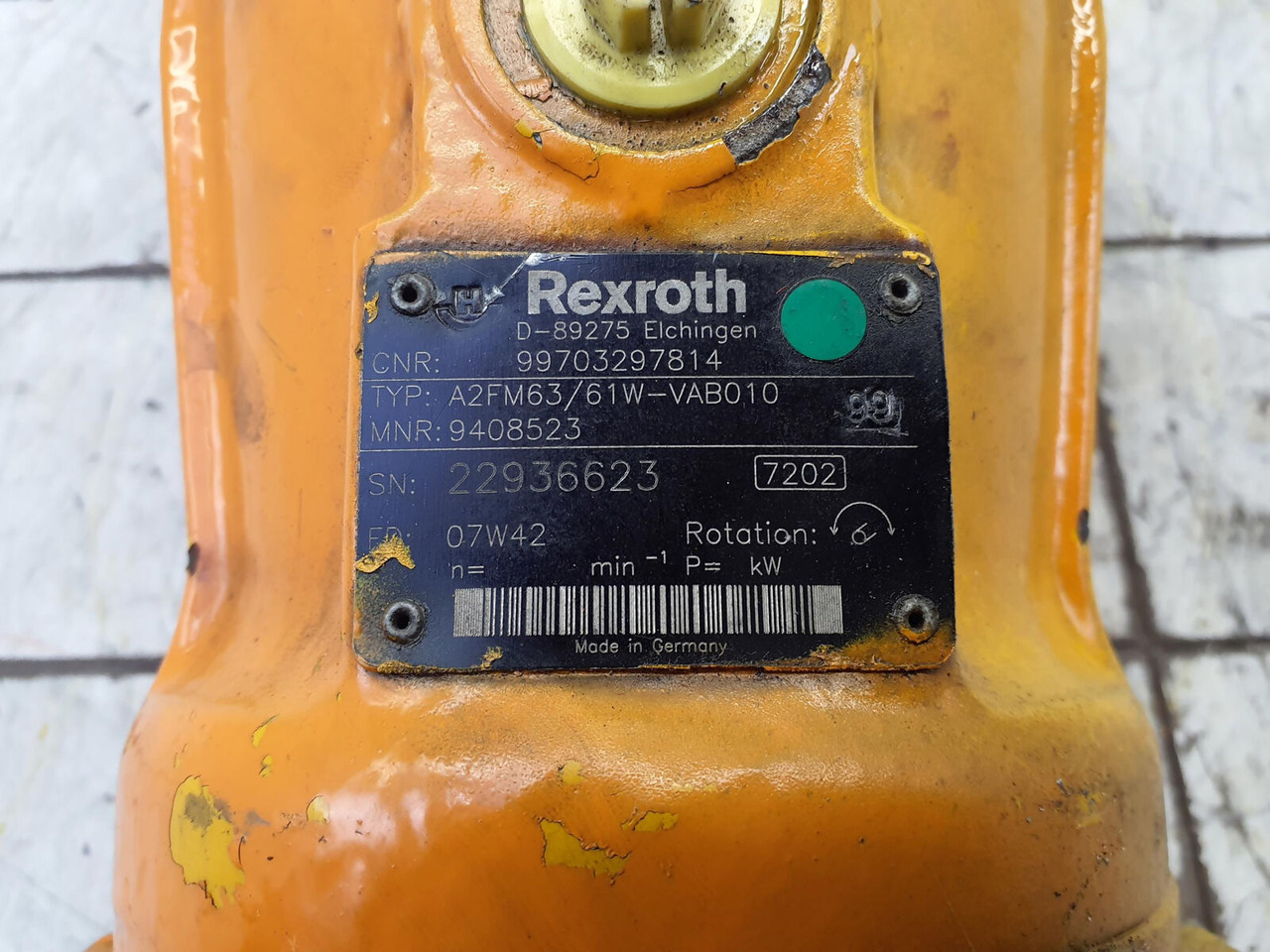 FAUN ATF 60-3 hydraulic winch engine - Hydraulisk pumpe for Mobilkran: bilde 5 FAUN ATF 60-3 hydraulic winch engine - Hydraulisk pumpe for Mobilkran: bilde 5