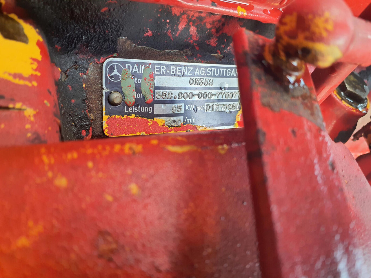 Mercedes-Benz LTM 1060 engine Mercedes OM 352 - Motor for Mobilkran: bilde 5 Mercedes-Benz LTM 1060 engine Mercedes OM 352 - Motor for Mobilkran: bilde 5