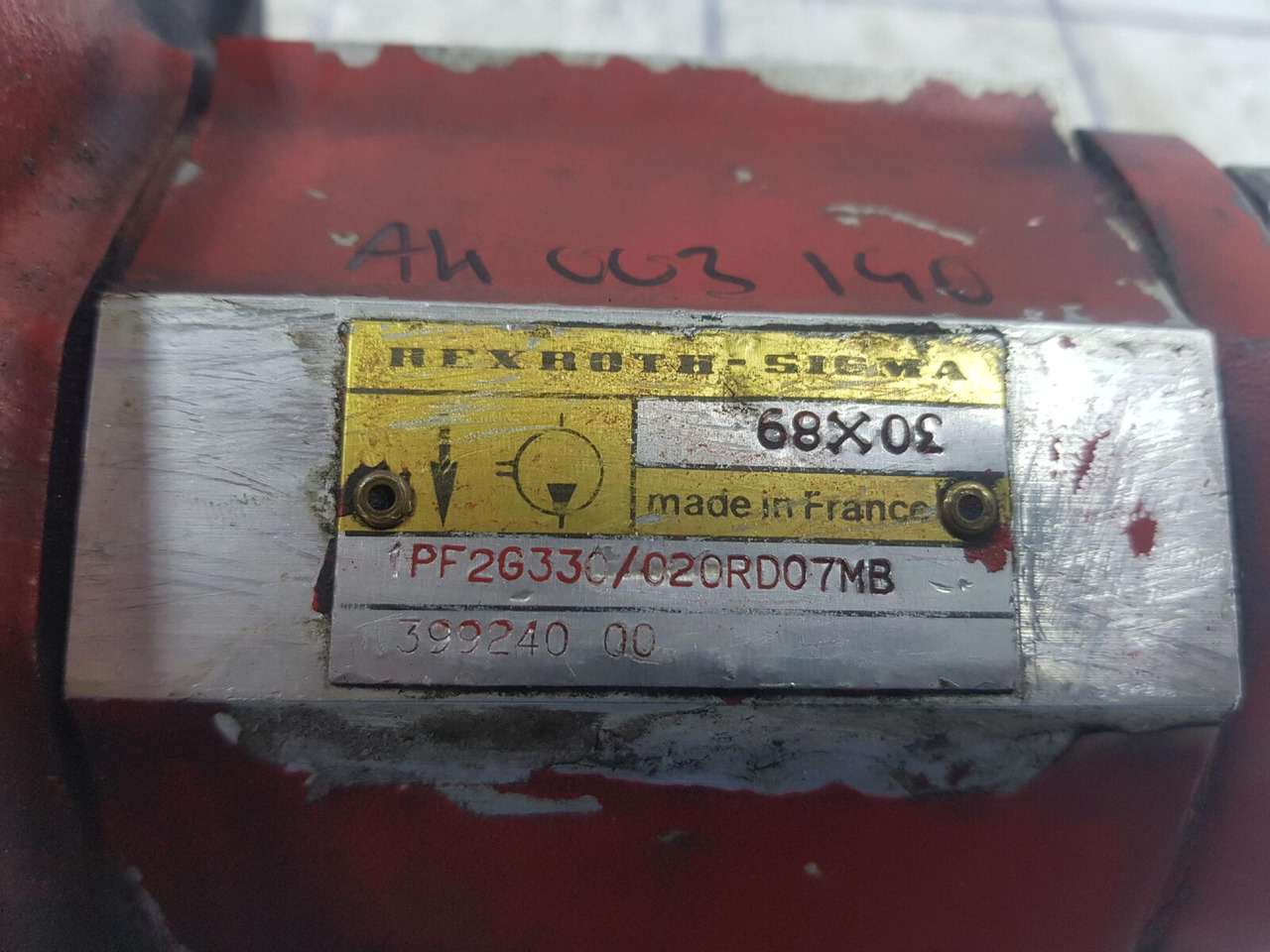 Rexroth Rexroth sigma Gear pump - Hydraulisk pumpe for Kran: bilde 5 Rexroth Rexroth sigma Gear pump - Hydraulisk pumpe for Kran: bilde 5