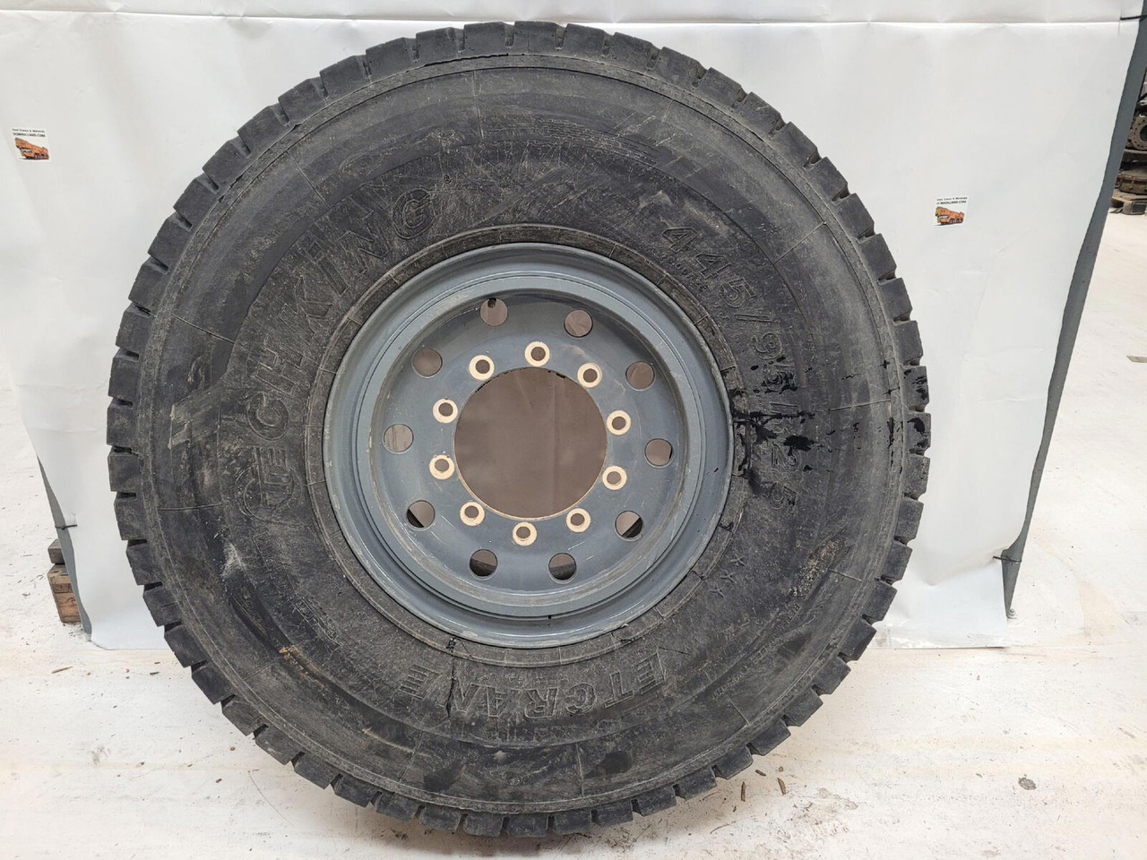 Wheel 445/95R25 10 7 3p - Komplett hjul for Kran: bilde 1 Wheel 445/95R25 10 7 3p - Komplett hjul for Kran: bilde 1