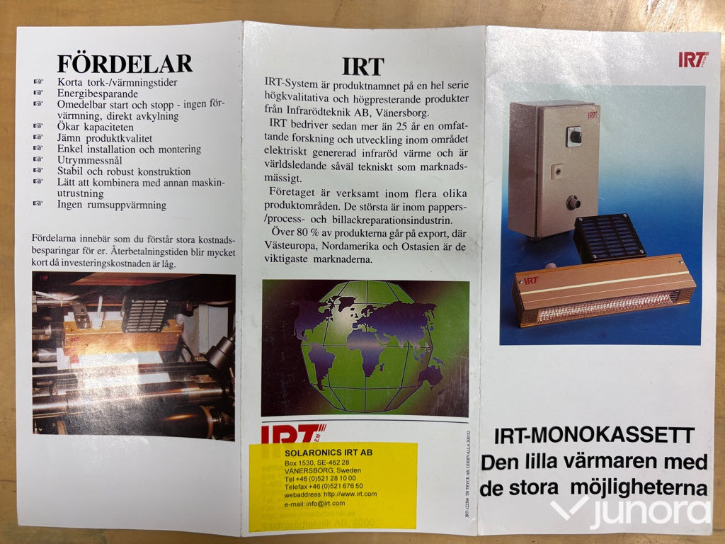 Infraröd värmekälla - IRT-9S/400/230 - Industrimaskin: bilde 5 Infraröd värmekälla - IRT-9S/400/230 - Industrimaskin: bilde 5