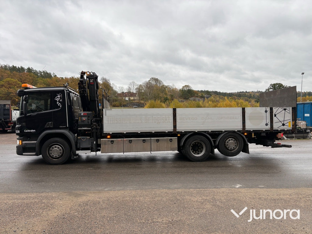 Kranbil - Scania P410 med Hiab 138 - Planbil, Kranbil: bilde 4 Kranbil - Scania P410 med Hiab 138 - Planbil, Kranbil: bilde 4