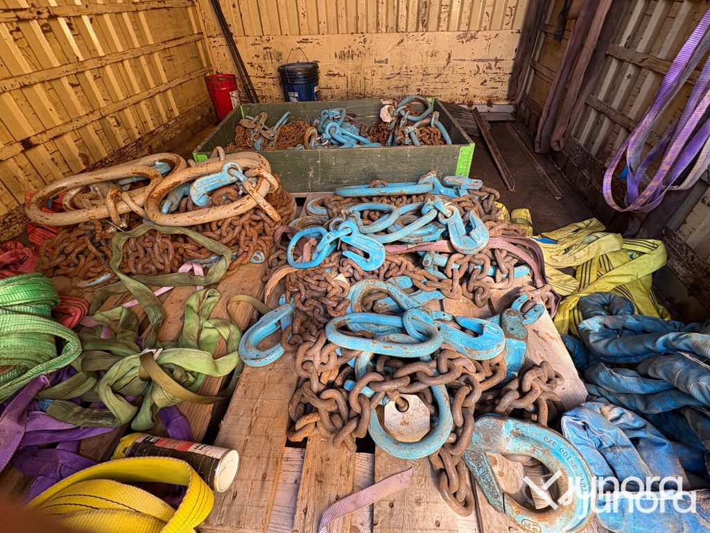 Lyftkättingar - Med container - Anleggsmaskiner: bilde 3 Lyftkättingar - Med container - Anleggsmaskiner: bilde 3