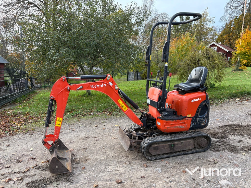 Minigrävare - Kubota, K008-3 - Minigraver: bilde 2 Minigrävare - Kubota, K008-3 - Minigraver: bilde 2