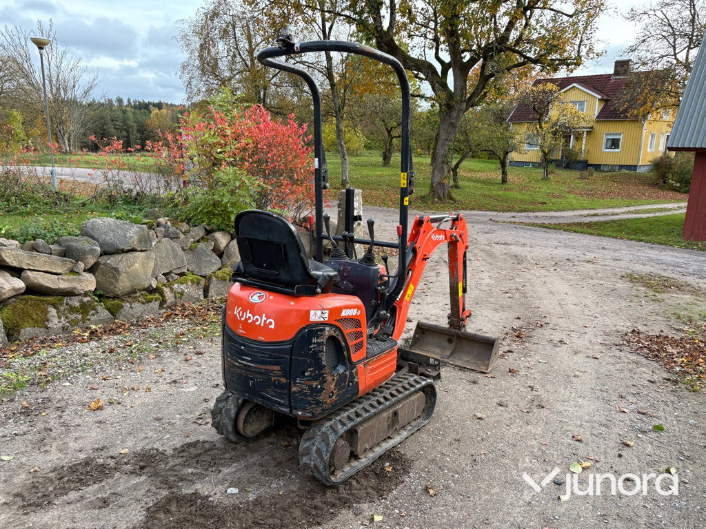 Minigrävare - Kubota, K008-3 - Minigraver: bilde 5 Minigrävare - Kubota, K008-3 - Minigraver: bilde 5