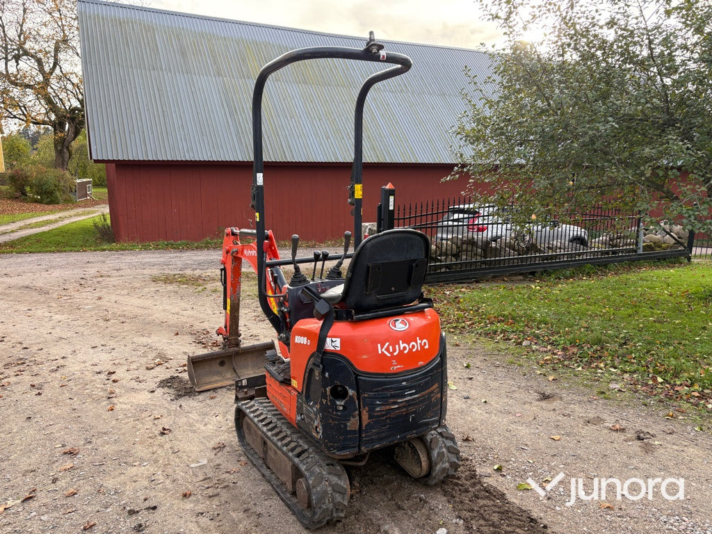 Minigrävare - Kubota, K008-3 - Minigraver: bilde 4 Minigrävare - Kubota, K008-3 - Minigraver: bilde 4