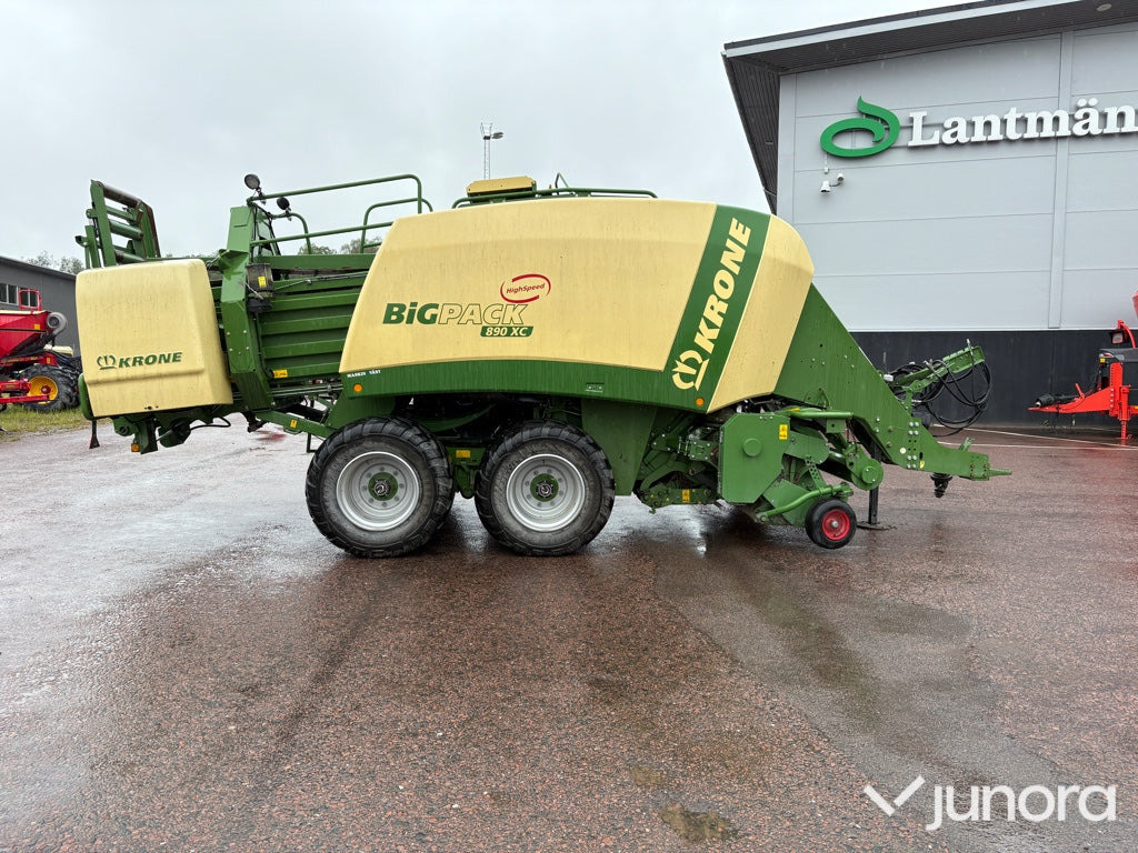 Rundbalspress Krone BIGPACK 890 - Snittevogn: bilde 4 Rundbalspress Krone BIGPACK 890 - Snittevogn: bilde 4