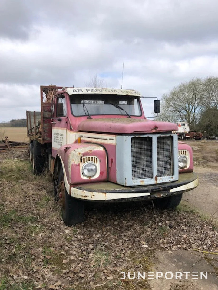 Scania LS 110 S 1971 - Planbil, Kranbil: bilde 1 Scania LS 110 S 1971 - Planbil, Kranbil: bilde 1