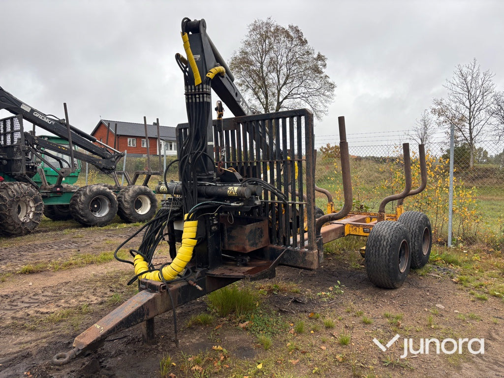 Skogsvagn - Moheda 10 ton med kran - Skogsvogn: bilde 1 Skogsvagn - Moheda 10 ton med kran - Skogsvogn: bilde 1