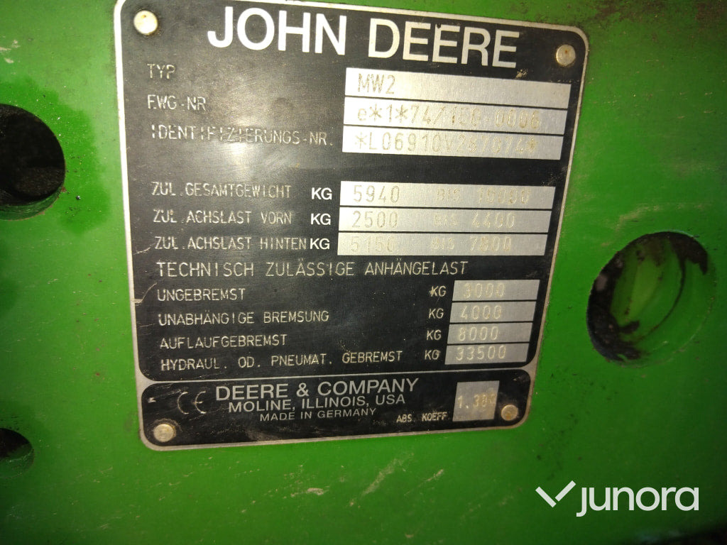 Traktor Traktor - John Deere, 6910: bilde 20