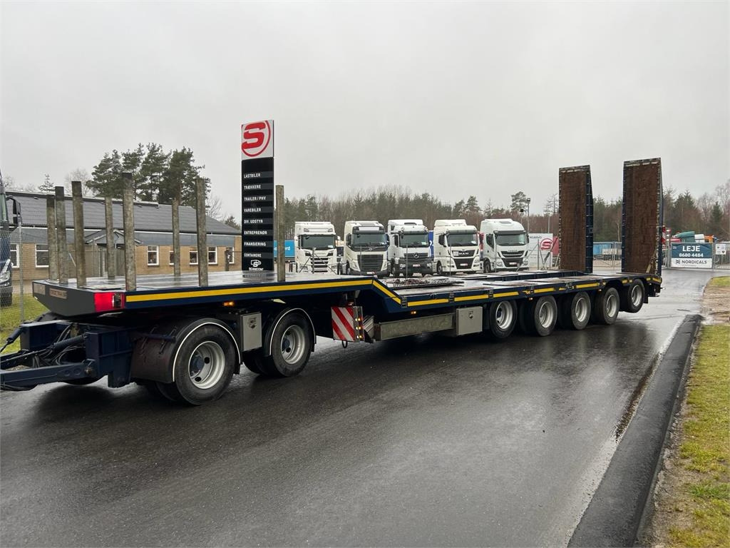 HRD 7 akslet - 84 ton blokvogn med ramper - Lavloader tilhenger: bilde 1 HRD 7 akslet - 84 ton blokvogn med ramper - Lavloader tilhenger: bilde 1