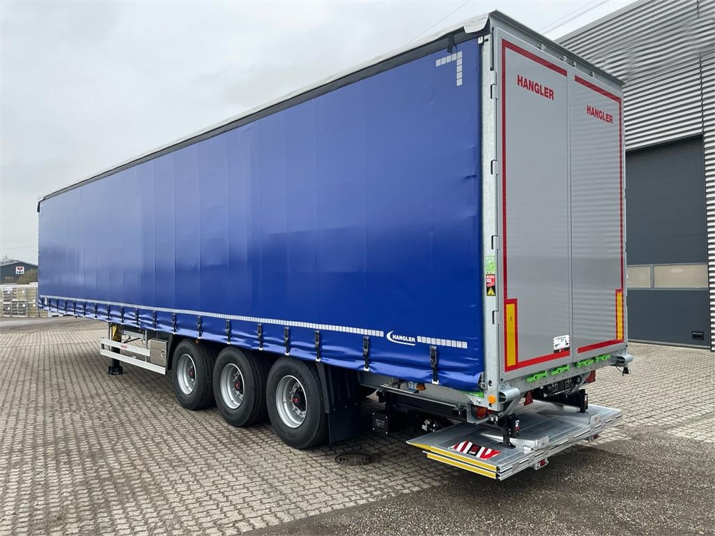 Hangler 3-aks Hævetag + Foldeslæde lift  - Gardintrailer: bilde 1 Hangler 3-aks Hævetag + Foldeslæde lift  - Gardintrailer: bilde 1