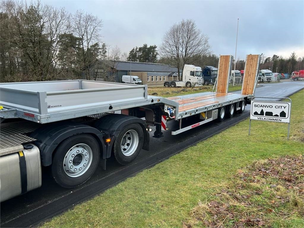 Hangler SDS-H 510-T 3-aks maskintrailer - dobbelt ramper  - Lavloader semitrailer: bilde 1 Hangler SDS-H 510-T 3-aks maskintrailer - dobbelt ramper  - Lavloader semitrailer: bilde 1