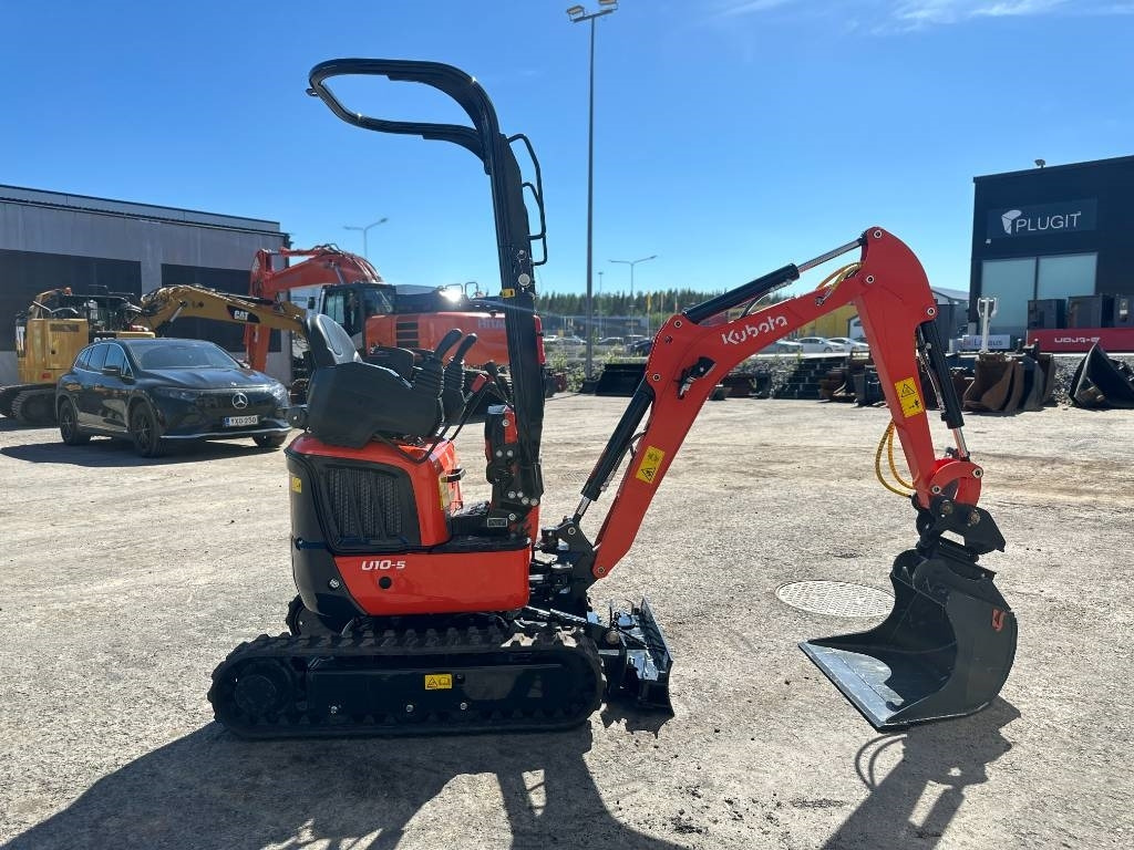 Minigraver Kubota U 10 - 5 ex demo 20h ajettu kallistajalla: bilde 6