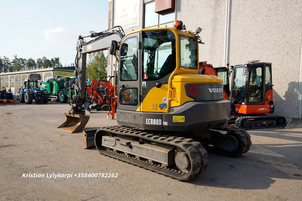 Volvo ECR88D PRO PIENET TUNNIT - Minigraver: bilde 2 Volvo ECR88D PRO PIENET TUNNIT - Minigraver: bilde 2